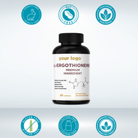 Capsules d'Ergothionéine Ca-AKG Quercétine Vitamine C Puissant Antioxydant Complément Alimentaire de Qualité Alimentaire Capsules de L-Ergothionéine