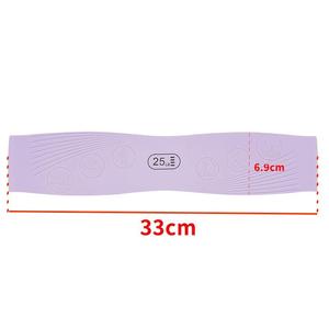 Ensemble de 4 bandes élastiques rose et violet pour le yoga, la musculation des jambes, la relaxation et la perte de poids - Product Image 2