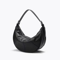 Sac fourre-tout décontracté de luxe pour femme, design de niche, en cuir véritable, fermeture éclair durable, polyvalent pour femme