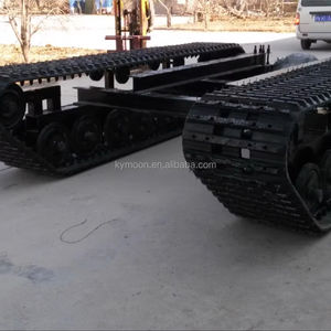 Kit de chenilles pour souffleuse à neige, système de conversion de chenilles en caoutchouc, kits de chenilles pour véhicules terrestres sans pilote, chenilles de moteur, train de roulement, <span class=keywords><strong>plateforme</strong></span> à chenilles - Product Image 3