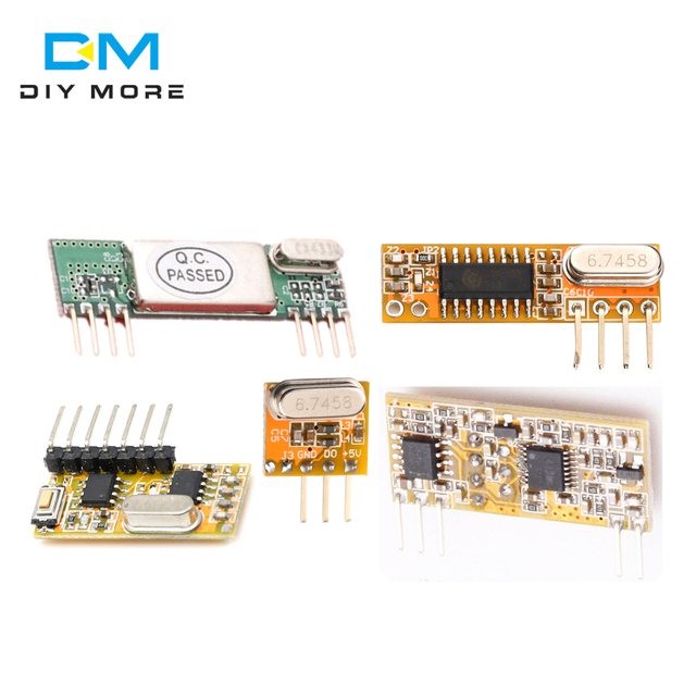 433Mhz Superheterodyne Wireless Receiver Module RXB12/RXB14/RXB8/RXC6/RXB6 for Arduino AVR 3.3 -5.5V