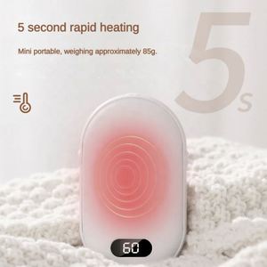 Calentador de Manos Recargable con Pantalla Digital de Temperatura Inteligente, USB, Portátil, Novedad de Invierno 2024, Regalo, Banco de Energía - Product Image 3
