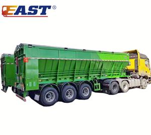 Remorque à décharge automatique, livraison rapide de corée du sud, remorque pour la livraison de sable et de pierre au sol - Product Image 4