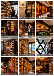Servicio de Diseño e Instalación de Salas de Cigarros Personalizadas para Hoteles <span class=keywords><strong>y</strong></span> Clubs de Grado Comercial - Product Image 5