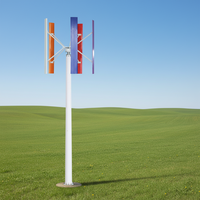 Éolienne verticale de type H de haute qualité FX H-5kw 5KW, générateur éolien avec sortie 220V/380V