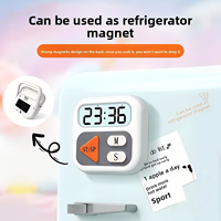 ODM Neuer Visueller Digitaler LCD-Display Countdown-Timer Mini Werbegeschenk Küchen-Kochtimer Positiver Negativer Count-Up Wecker