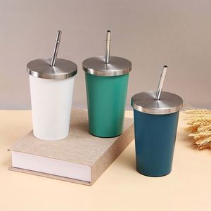 Vente en gros de nouvelles tasses à café portables en acier inoxydable double paroi avec couvercle, écologiques, 500 ml, pour les voyages, impression personnalisable - Product Image 6