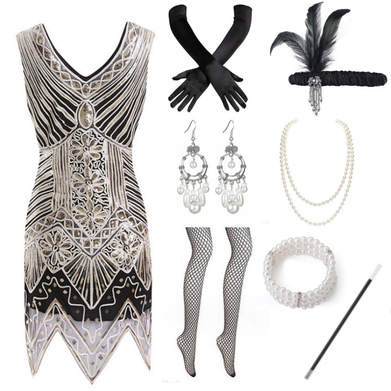 Gold [7-piece dress set 1]