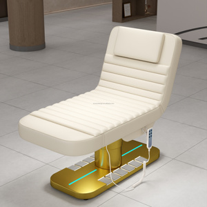 Offres Spéciales équipement haut <span class=keywords><strong>de</strong></span> gamme thérapie <span class=keywords><strong>de</strong></span> relaxation corporelle spa <span class=keywords><strong>de</strong></span> beauté salon <span class=keywords><strong>de</strong></span> beauté en cuir massage visage lit électrique - Product Image 4