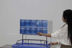 Hochey ABS 플라스틱 마취 트롤리 의료 응급 병원 가구 - Product Image 5