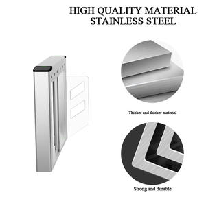 Lector de código QR de puerta de barrera oscilante a prueba de lluvia para exteriores rápido con acero inoxidable IP54 utilizado en parques y pasadizos de construcción - Product Image 3