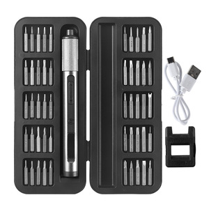 Eu Precision Electric <b>Screwdriver</b> <b>Set</b> 220V Ac Battery Powered With Adjustable Torque <b>Bits</b> For Electronics Repair - Product Image 2