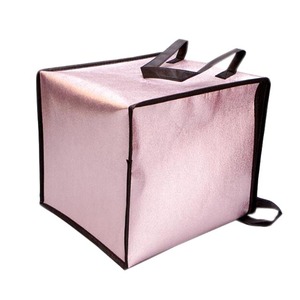 Sac isotherme portable de haute qualité, réutilisable, imperméable, en tissu non tissé, 20L, avec fermeture à glissière, pour la livraison de nourriture - Product Image 6