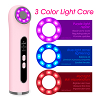Masseur électrique pour les yeux, utilisé pour les cernes, les poches, les ridules, les rides, les poches sous les yeux, vibration sonore, chauffage, portable