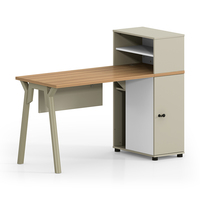 Haut de gamme personnalisé contemporain moderne exécutif 4 Table de bureau cabine de bureau bureau de luxe multi-poste de travail