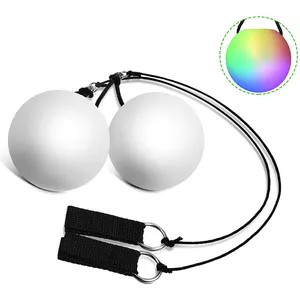 Round Shape RGB Color Change Flashing LED Ball Light Up Mood Lamp Night Light Soft 7 Color Changing Poi LED Ball