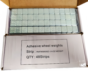 Nouveaux poids d'équilibrage de roues en acier 1/4 oz, autocollants pour l'équilibrage des roues de voiture - Product Image 1