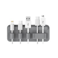 Attaches-câbles magnétiques en silicone multi-usages, organiseur de câbles, clips de rangement pour câbles de charge, pour la maison, le bureau, le téléphone, les câbles et les fils