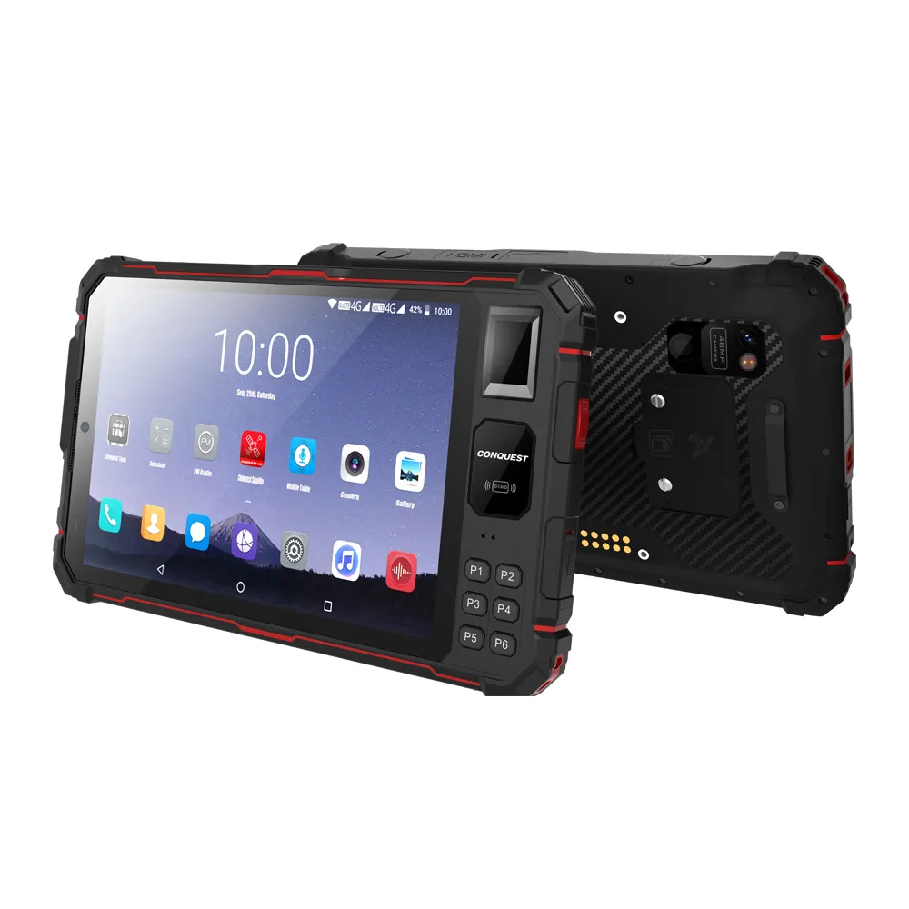 Global 5G Network CONQUEST S22 15200mAh Rugged Tablet Android11 IP68 waterproof dustproof Thermal Imaging