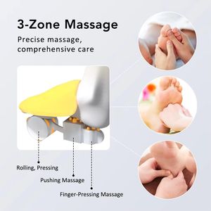 Masseur de pieds Shiatsu chauffant avec compression d'air et roulement, machine SPA pour soulager la douleur de la fasciite <span class=keywords><strong>plantaire</strong></span> - Product Image 3