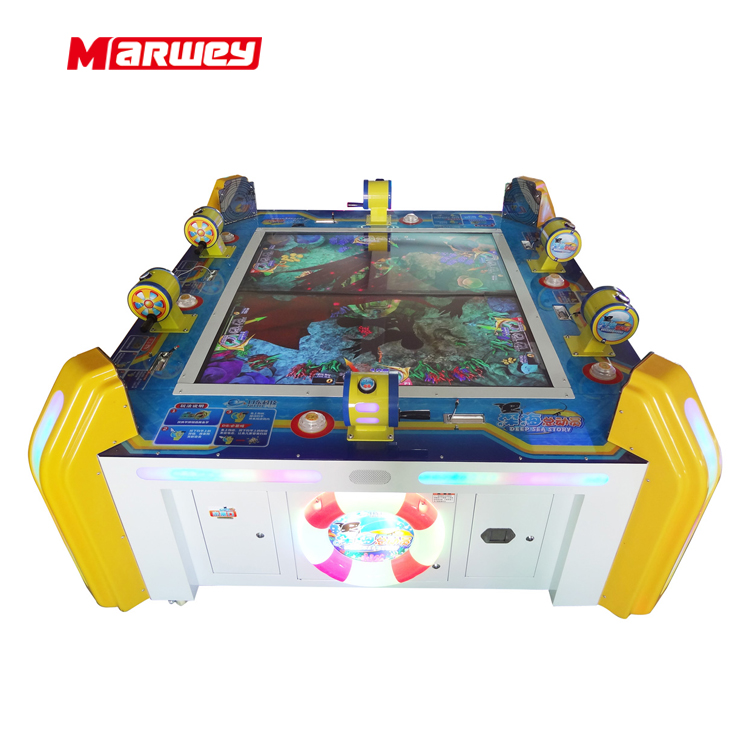 Câu Cá Trò Chơi Arcade Máy Coin Vận Hành Câu Chuyện Biển Sâu 6 Người Chơi Cá Trò Chơi Bàn Trò Chơi Máy Tủ