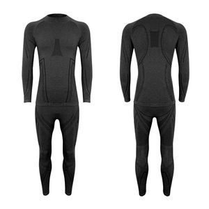 Ensemble de sous-vêtements de ski en laine mérinos de haute qualité, chaud, durable, antibactérien, évacuant l'humidité, marque personnalisée - Product Image 1