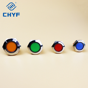 Chyf 16 Mét <span class=keywords><strong>Led</strong></span> Kim loại chỉ số ánh sáng 3-220V IP65/IK08 với vít cơ sở loạt Vòng Pilot đèn <span class=keywords><strong>LED</strong></span> chỉ số ánh sáng Bảng điều chỉnh - Product Image 5