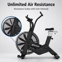 Kommerzielles Ventilator-Heimtrainer Air Bike Indoor-Cycling-Fahrrad Fitnessgerät Trainings-Spinning-Bike
