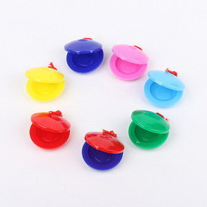 Wholesale Orff Percussion <b>Instrument</b> Colorful Plastic Castanet <b>Musical</b> <b>Instrument</b> Hand Clapper for Music Enlightenment - Product Image 3