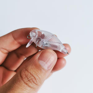 Üst sağ R-8259 38mm 3.8g toptan yüzer krank yem ABS balıkçılık Mini çıngırak boyasız cazibesi DIY sert yem cazibesi organları - Product Image 4