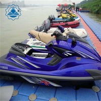Fournitures marines de qualité supérieure, quai flottant en HDPE durable pour jet ski et piscine, capacité de charge de 350 kg/m, 100% recyclable