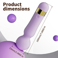 Vibrateur AV puissant en silicone souple multifréquence et étanche Odeco pour femmes, stimulation du clitoris et du point G, masseur personnel