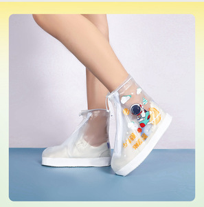 Mid-Calf Rain Gear para meninos e meninas Design bonito engroçado botas impermeáveis com antiderrapante resistente ao desgaste para uso do jardim de infância - Product Image 6