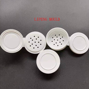 Injection plastique double rabattable moulin à sel et poivre shaker moule pour bouchon de bouteille d'épices - Product Image 3