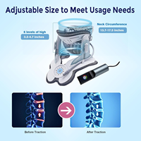 Dispositif de traction cervicale médical OEM avec pompe, collier cervical gonflable, civière pneumatique pour la physiothérapie