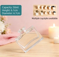 Meilleure Bouteille en Verre Carrée Transparente Vide de 100, 150, 200 ml avec Couvercle pour Diffuseurs à Bâtonnets Parfumés – Qualité Usine, Design Unique