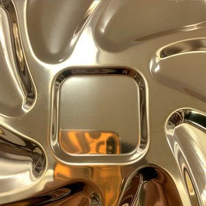 <span class=keywords><strong>Assiette</strong></span> à huîtres ronde en acier inoxydable doré coloré Restaurant bon marché Grill Buffet Fruits de mer <span class=keywords><strong>Assiette</strong></span> en acier inoxydable - Product Image 6