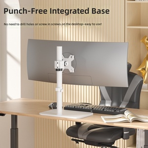 Wholesale Cold-rolled Steel 14 - 43 Inch Monitor Desktop Riser Reinforced 15 kg Weight Capacity <strong>Computer</strong> Stand - Product Image 4