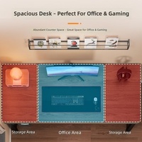 Bureau d'ordinateur, bureau de chambre, bureau simple pour la maison, petit bureau pour petit appartement, bureau multifonctionnel simple pour jeux vidéo