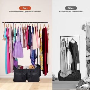Free Sample Garment Travel 28 Dance Dance Bag with Coat Hanger <b>Clothes</b> Rack Suitcase Hanging <b>Clothes</b> Garment Bags with Wheels - Product Image 2