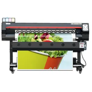 Groot Formaat Eco Solvent Printer Outdoor Flex Banner Posters Textiel Kleurstof Sublimatie Printmachine