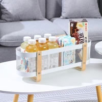 Panier de rangement cosmétique creux avec drain, organiseur de produits de soin pour salle de bain