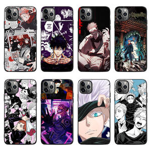 Phim Hoạt Hình Jujutsu Kaisen Điện Thoại Trường Hợp Phim Hoạt Hình In Di Động Cover Quay Lại Cho Iphone 11 12 Mini 13 Pro Max 14 15 Cộng Với Se3 TPU Điện Thoại Trường Hợp - Product Image 4