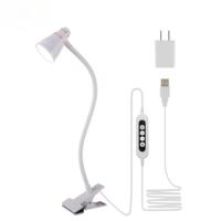 Lampe à pince LED USB moderne à expédition rapide, flexible, réglable, protection oculaire, design simple, pour hôtel, bureau, maison, table de manucure