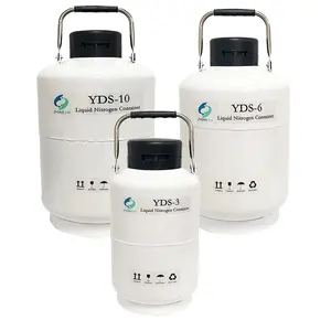 10 litre YDS-10 sıvı azot meni saklama kabı YDS-10A sığır meni depolama tankı YDS-6 kriyojenik depolama dewar şişesi