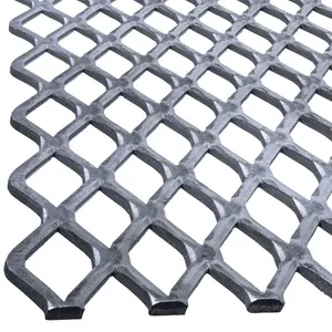 Diamond Mesh Expanded Metal 20*40 mm in rhombus Mesh steel wire mesh industrial flattened expanded metal for buildings