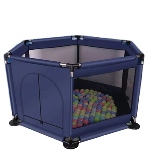 Clôture <span class=keywords><strong>de</strong></span> <span class=keywords><strong>jeu</strong></span> intérieure portable pliante pour enfants et nourrissons Parcs pour bébés pour ramper Marche Barrière <span class=keywords><strong>de</strong></span> protection pour usage domestique - Product Image 1