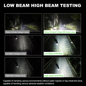 QC A10อัจฉริยะควบคุมอุณหภูมิ200W 15000Lm 12-24V หลอด<span class=keywords><strong>ไฟ</strong></span> LED พรีเมี่ยมสำหรับรถซีดานหรูแบบสลับเร็ว - Product Image 4