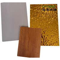 Panneau mural composite en fibre de carbone, style texture bois multiple, placage de bois de bambou, ardoise cristalline