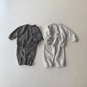 Vêtements pour tout-petits garçons et filles, en coton, pour le printemps et l'automne, vêtements de détente, pyjamas, ensembles de vêtements pour bébés garçons, fabrication OEM personnalisée - Product Image 6